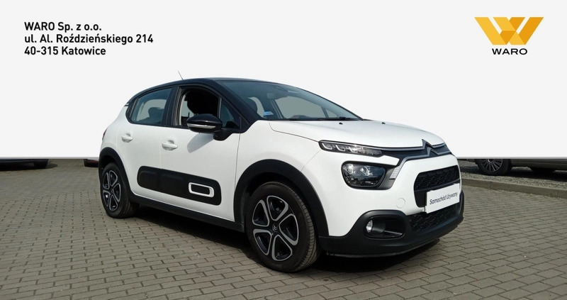 Citroen C3 cena 56900 przebieg: 28500, rok produkcji 2020 z Suchań małe 277